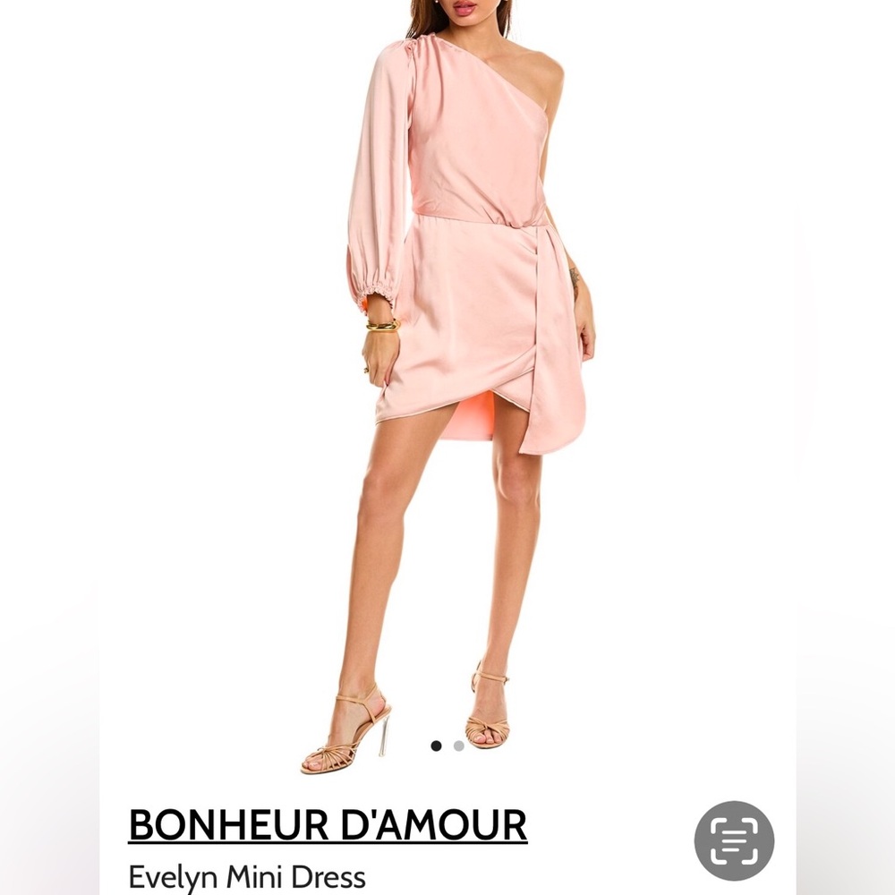 BONHEUR D’AMOUR-Evelyn Mini Dress (Dusty Pink) Medium BRAND NEW